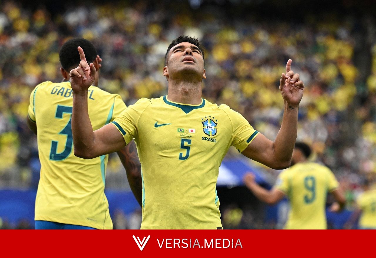 '6 7', 'six seven': entenda a comemoração de Casemiro em gol contra o Japão na Copa do Mundo