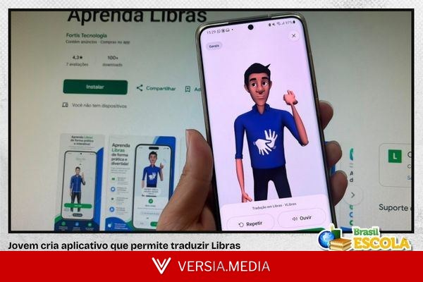 Jovem cria app que usa IA para traduzir Libras em tempo real