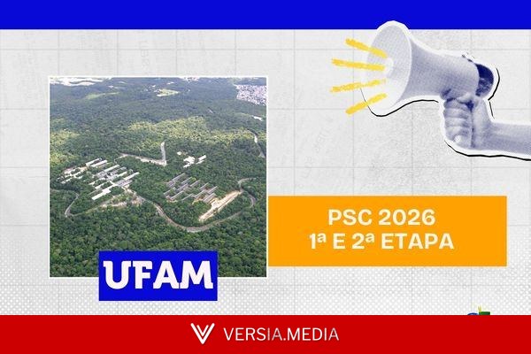 UFAM PSC 2026: resultado das etapas 1 e 2 é divulgado