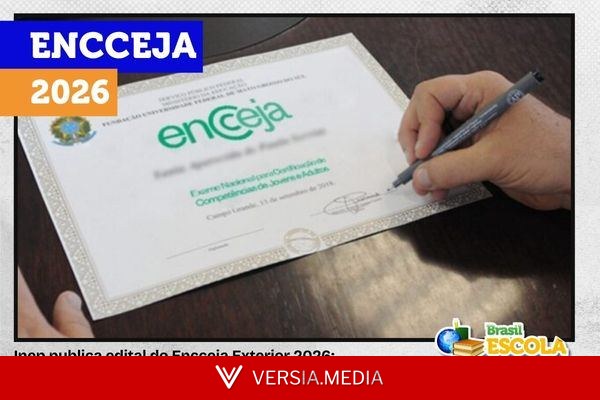 Edital Encceja Exterior 2026: confira datas e regras