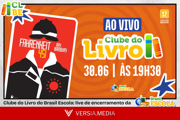 Clube do Livro do Brasil Escola: live de junho sobre 