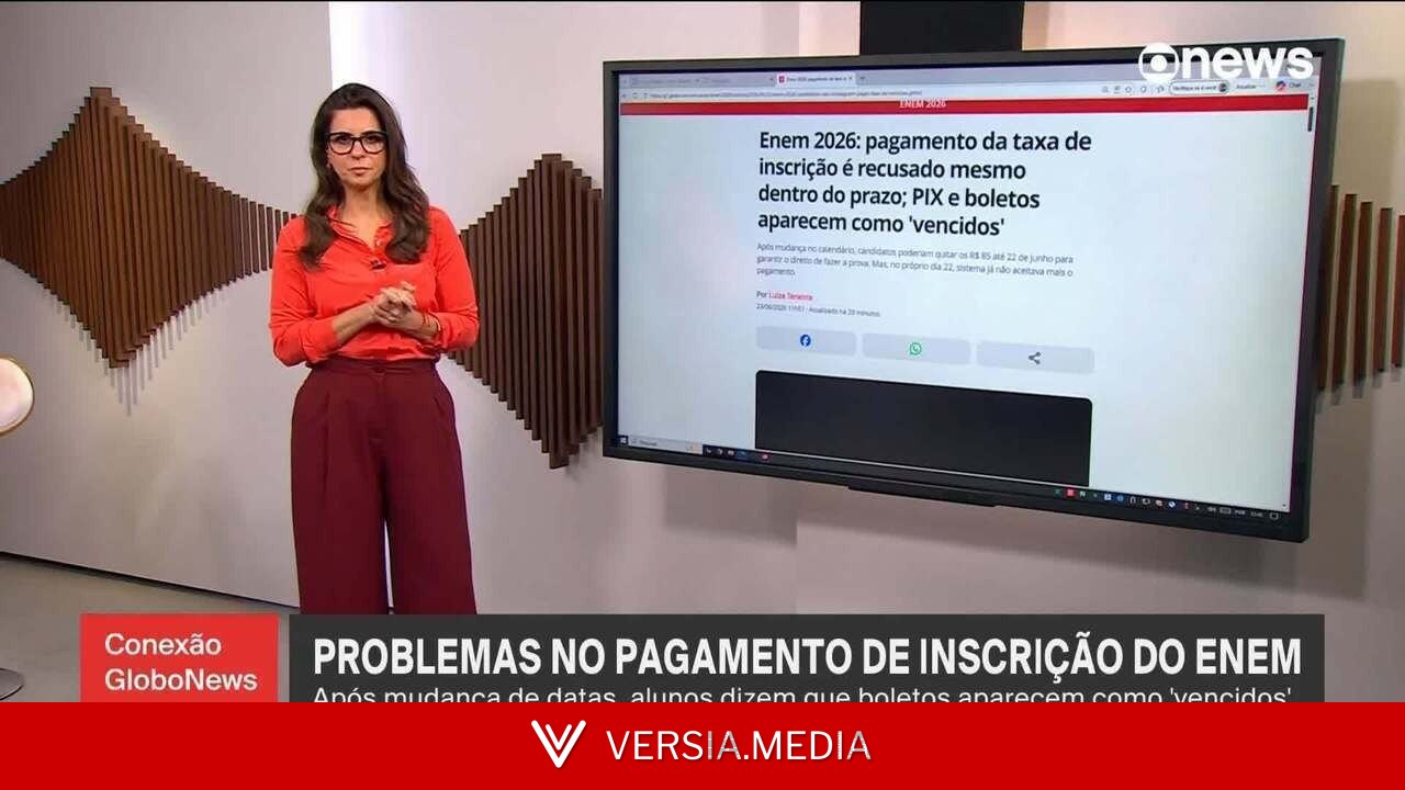 Enem 2026: pagamento da taxa de inscrição é recusado mesmo dentro do prazo; PIX e boletos aparecem como 'vencidos'