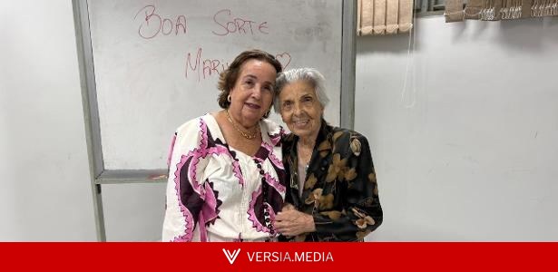 Aos 77 anos, ela se formou com a mãe de 98 na plateia: 'Nunca é tarde'